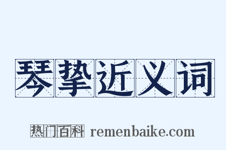 琴挚近义词是什么意思的图片